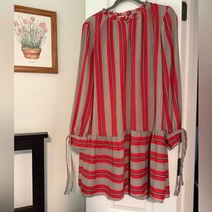 LOFT Vibrant Red Dress